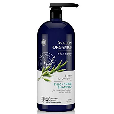 avalon organics biotin complex thickening shampoo for thinning hair review