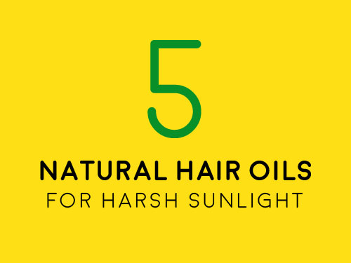 5 best natural hair oils for harsh sunlight uv
