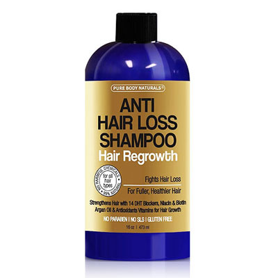 Pure Body Naturals hair loss shampoo review