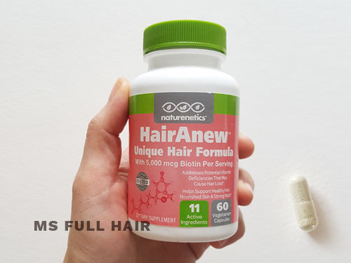 Naturenetics HairAnew reviews for hair loss