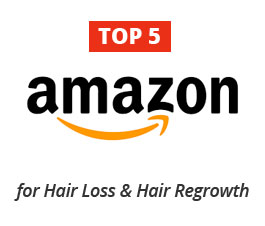 TOP 5 amazon best sellers for hair loss hair regrowth products and treatments