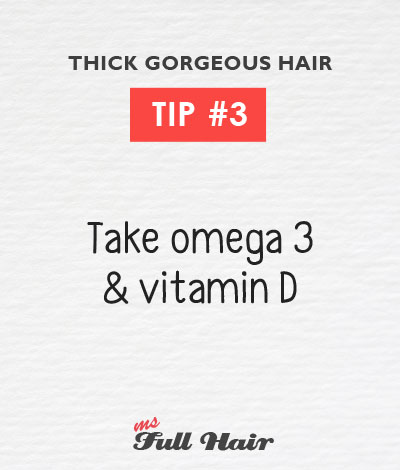 Anastasia Sidorova hair care tips 3 omega 3 vitamin d