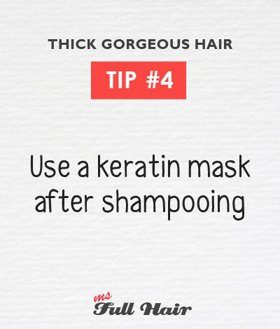 Anastasia Sidorova hair care tips 4 keratin mask