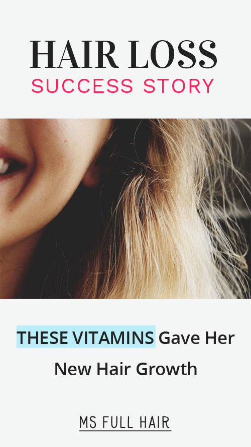 Hair Loss Success Story With Vitamin B6