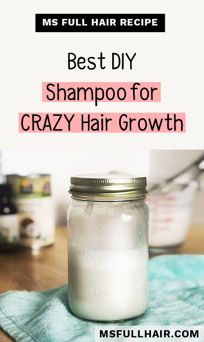 how to make best diy natural shampoo for hair growth