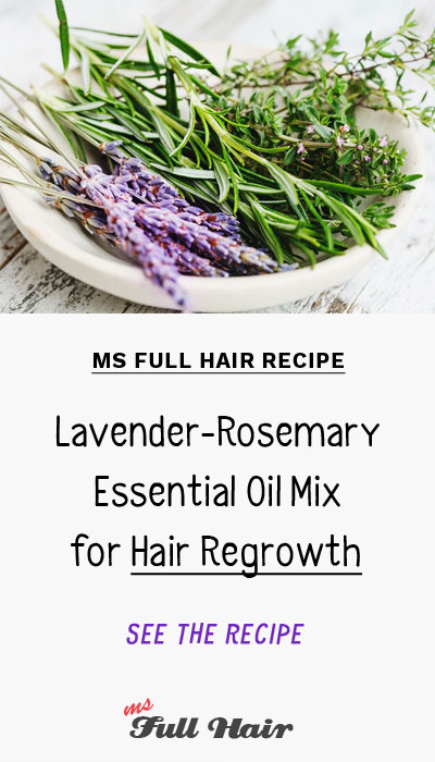 Lavender rosemary oil for hair growth essential oils mix recipe to stop hair loss