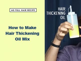 DIY: How to Make Hair Thickening Oil That Works how to make hair thickening oil mix diy