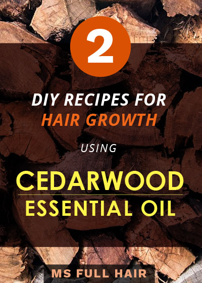 how to use cedarwood oil for hair growth recipes