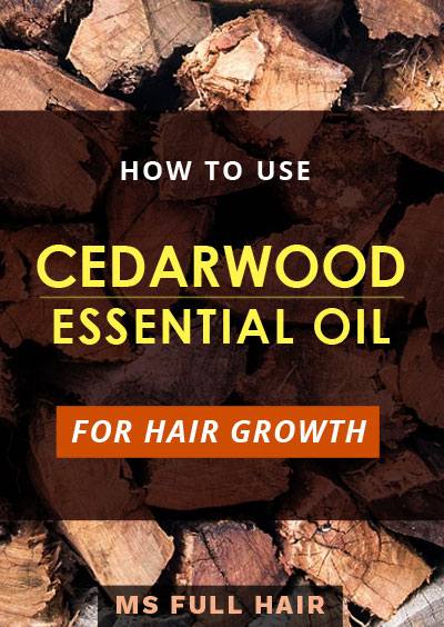 How to use cedarwood oil for hair loss