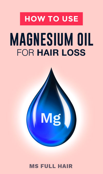 how to use magnesium oil for hair loss balding