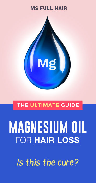 magnesium oil for hair loss hair growth