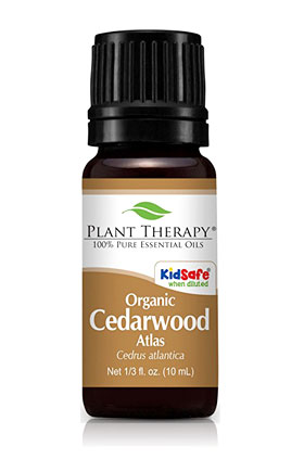 plant therapy organic cedarwood essential oil for hair