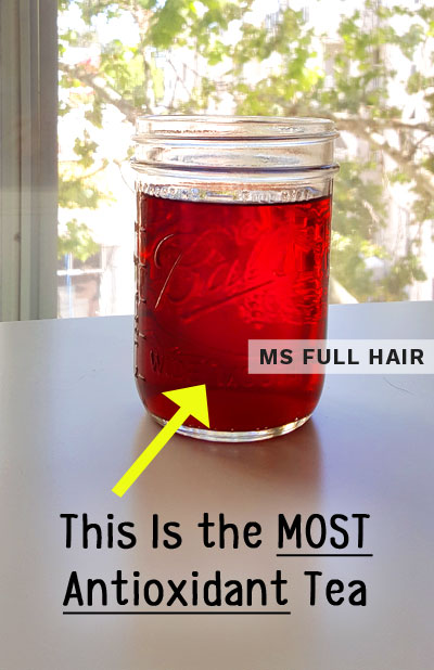 the best antioxidant tea for hair loss
