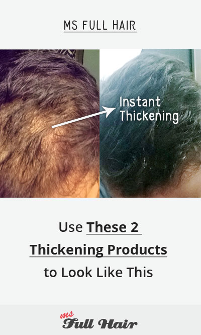 best hair thickening products for fine hair