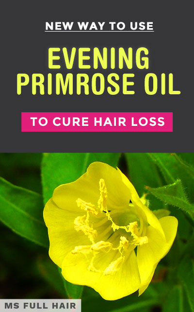 evening primrose oil for hair loss