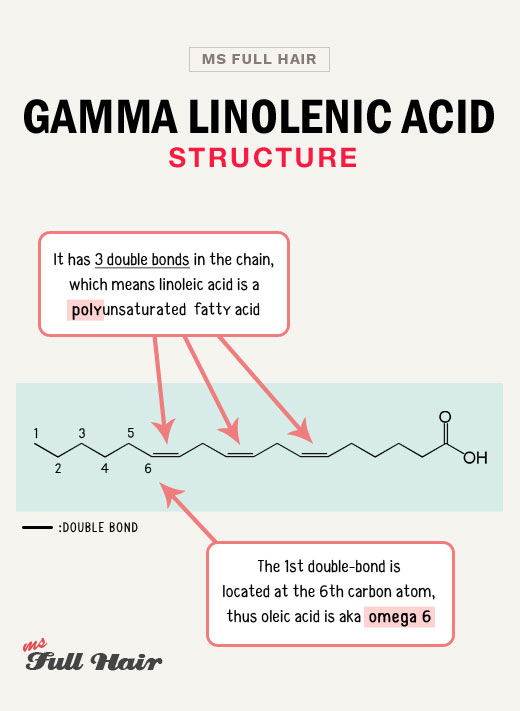 gla gamma linolenic acid structure