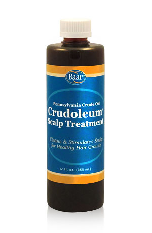 edgar cayce baar crudoleum crude oil for stimulating hair regrowth
