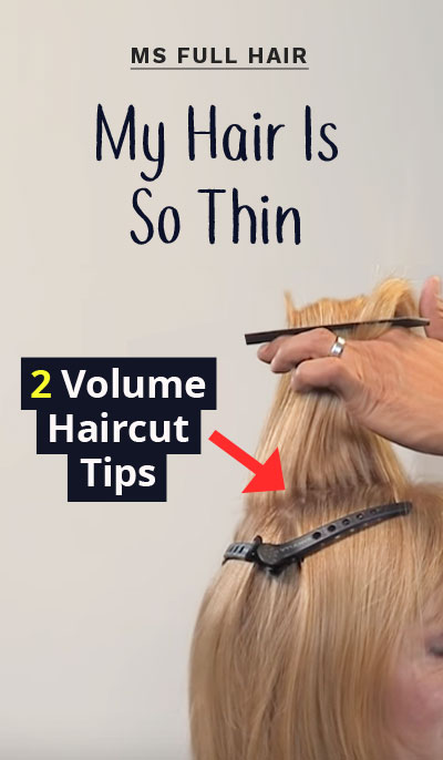 haircuts how to add volume to crown of head