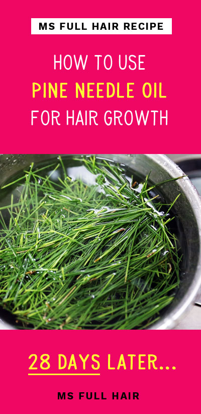 how to use red pine oil for stimulating hair growth and stopping hair loss