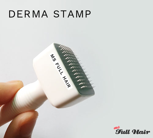 derma stamp for hair growth length