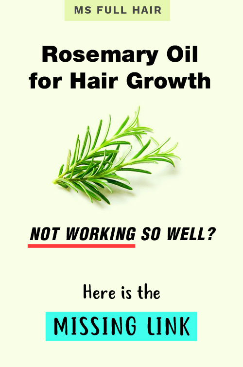 rosemary oil for hair growth study results